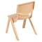 Flash Furniture Natural Plastic Stackable School Chair with 12'' Seat Height, PK4 4-YU-YCX4-001-NAT-GG - alternate 4